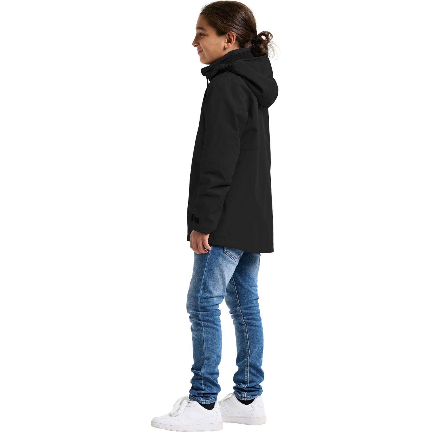 Didriksons Piko, regenjas, junior, zwart