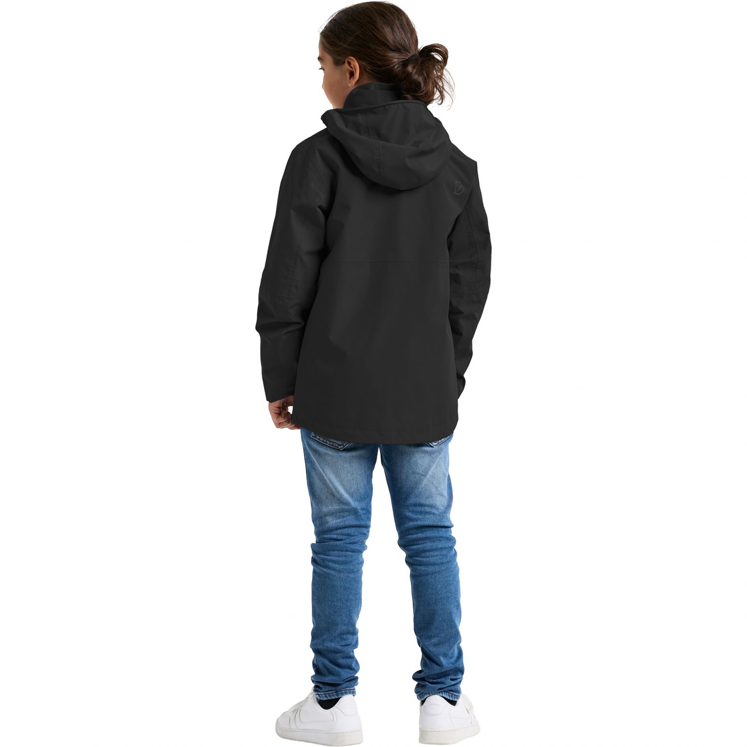 Didriksons Piko, regnjakke, junior, sort