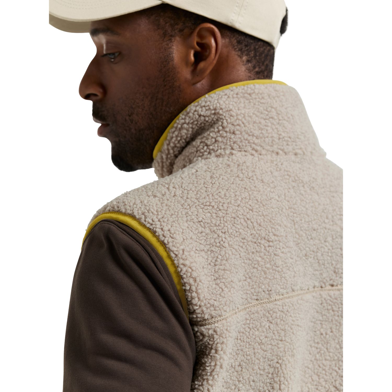 Didriksons Rasmus, chaleco polar, hombre, yellow pollen