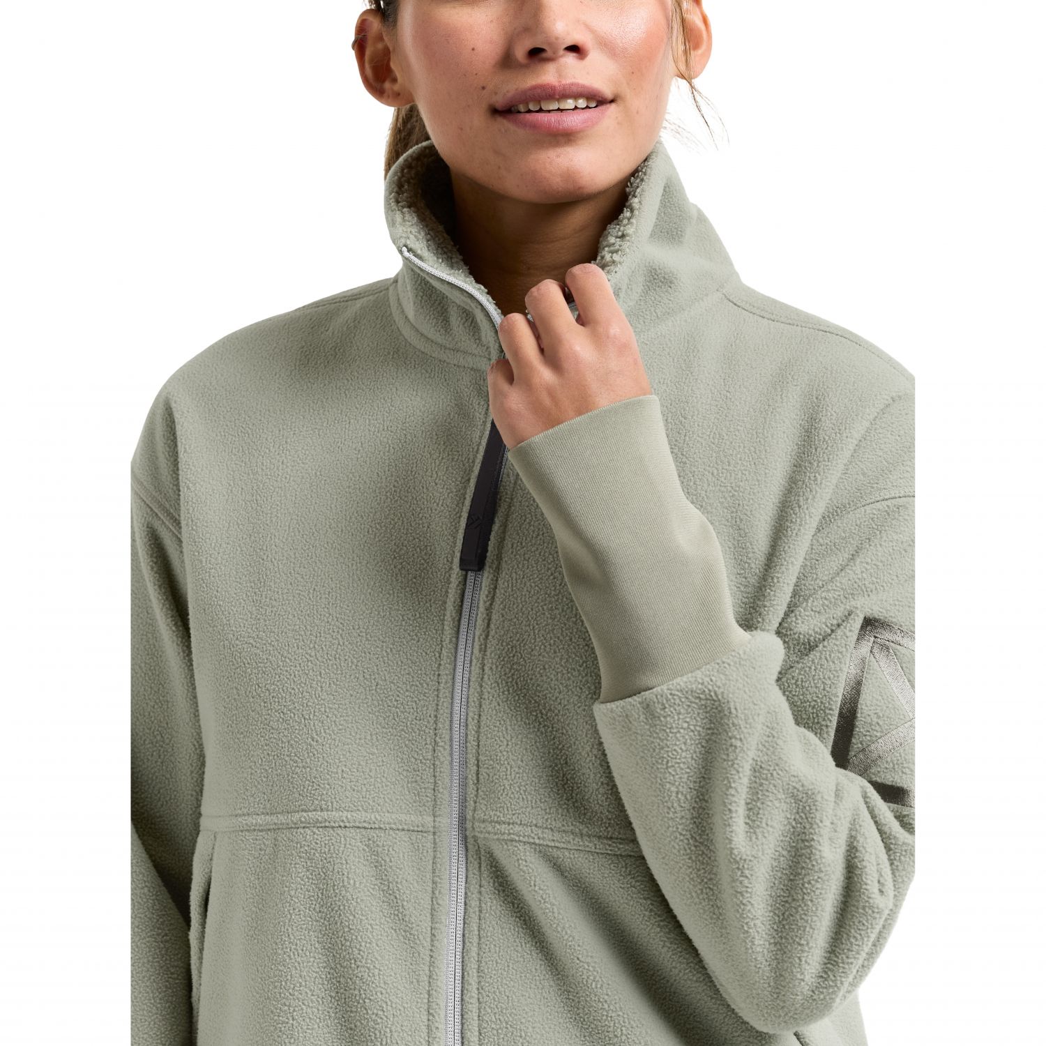 Didriksons Ronja, chaqueta polar, mujer, wilted leaf