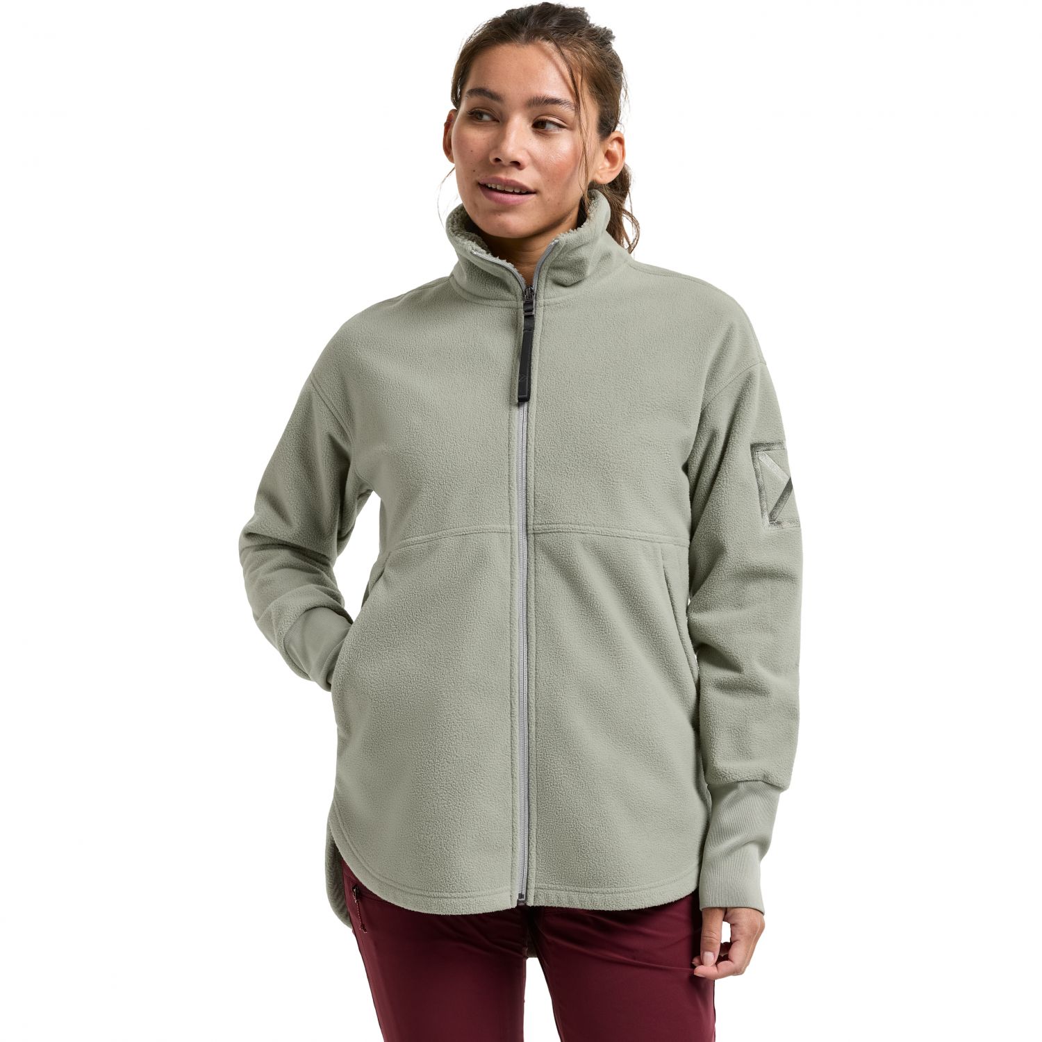 Didriksons Ronja, Fleecejacke, Damen, wilted leaf