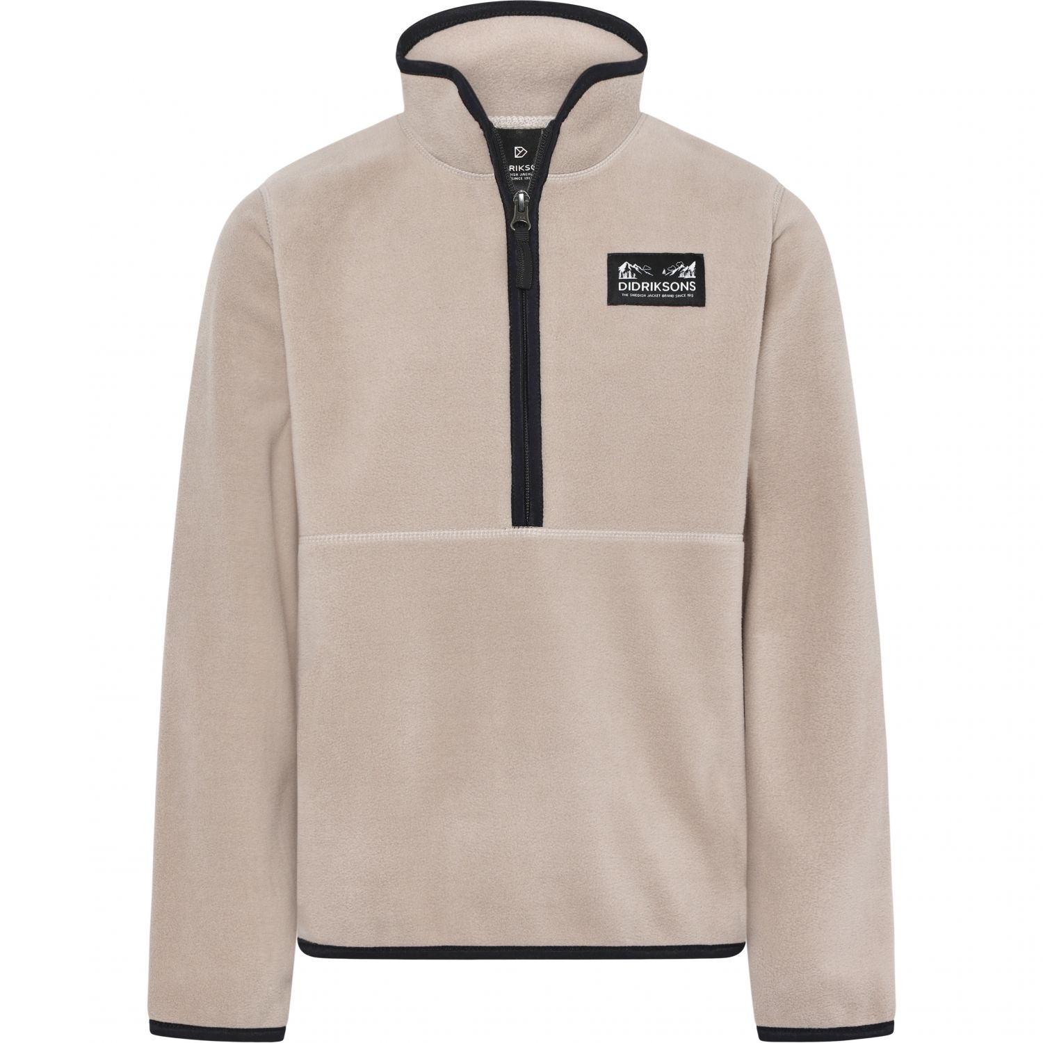 Didriksons Rubi, Fleecetrøye, Junior, Beach Beige