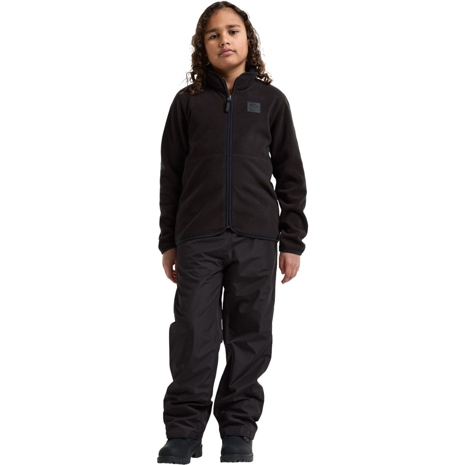 Didriksons Rubi FZ, Fleecejacka, Junior, Svart