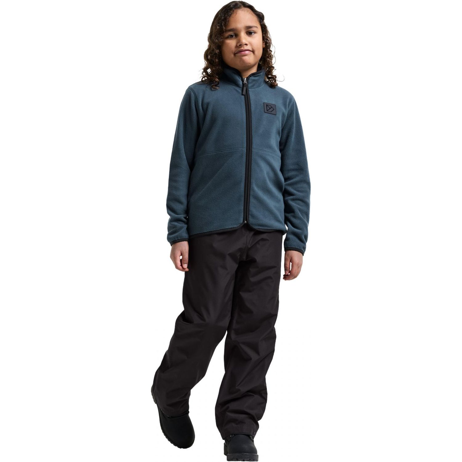 Didriksons Rubi FZ, Fleecejacke, Junior, mountain blue