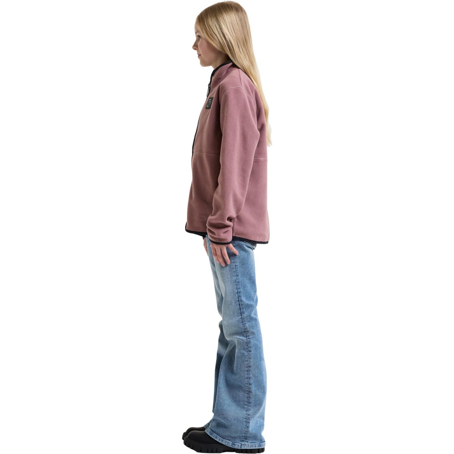 Didriksons Rubi FZ, Fleecejacke, Junior, rosa