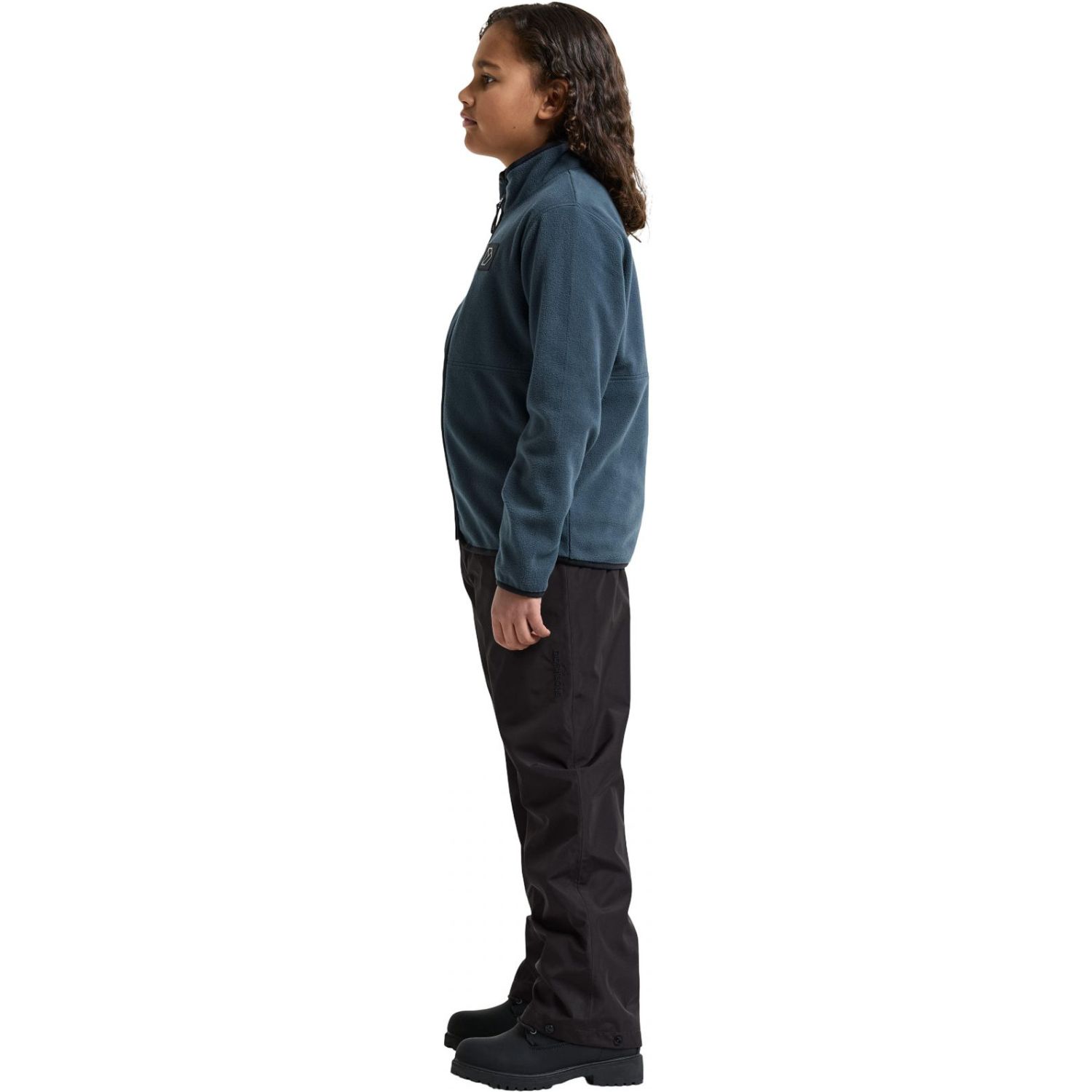 Didriksons Rubi FZ, geacă din fleece, junior, mountain blue