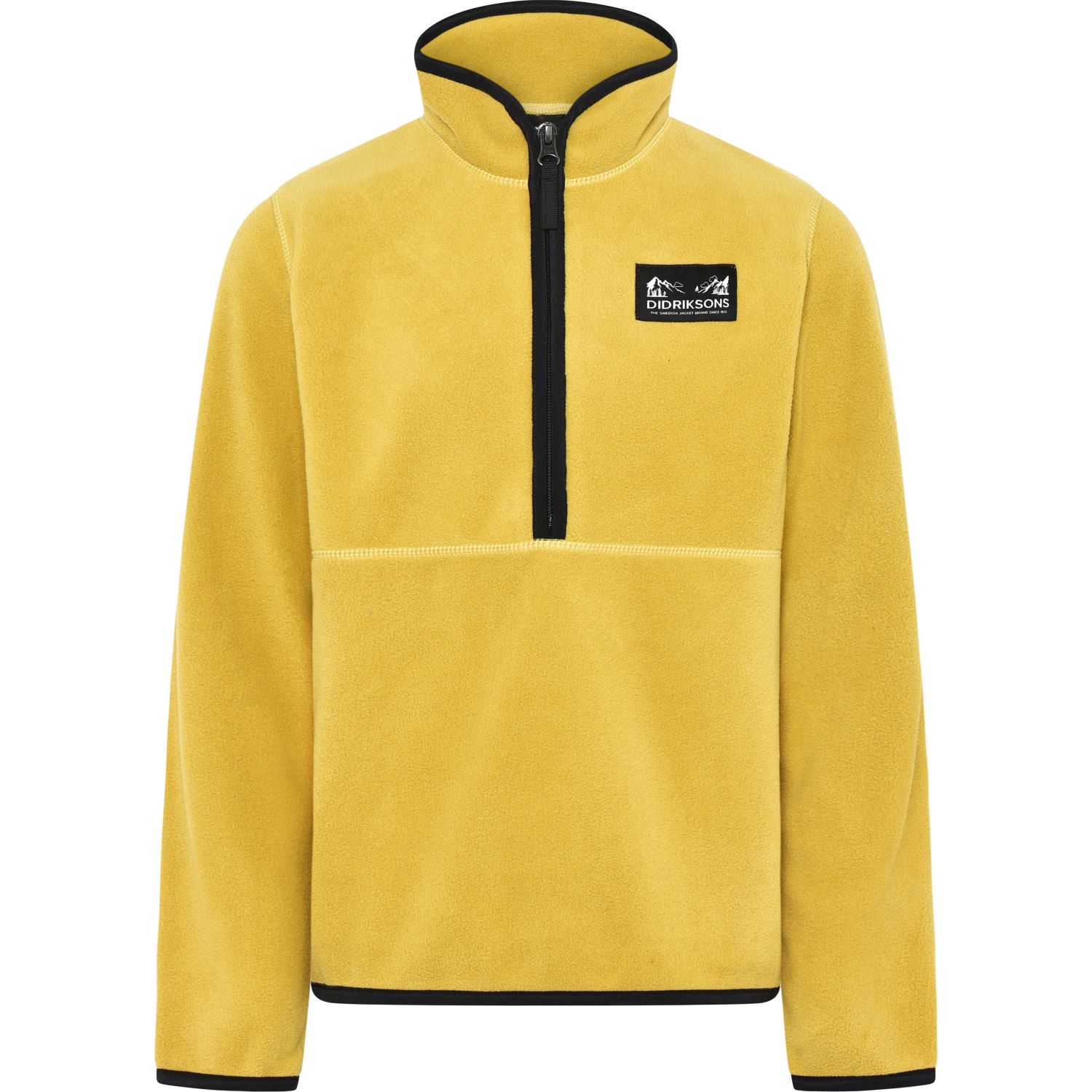Didriksons Rubi, pull polaire, junior, jaune