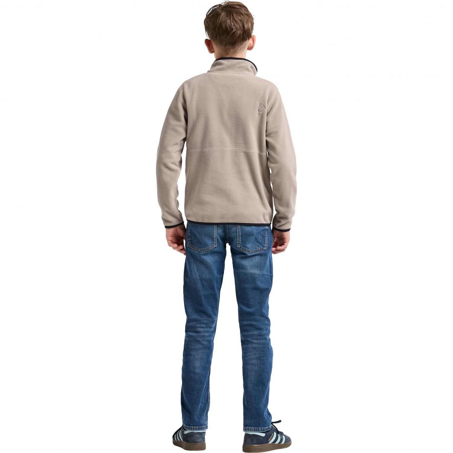 Didriksons Rubi, pulover din fleece, junior, bej