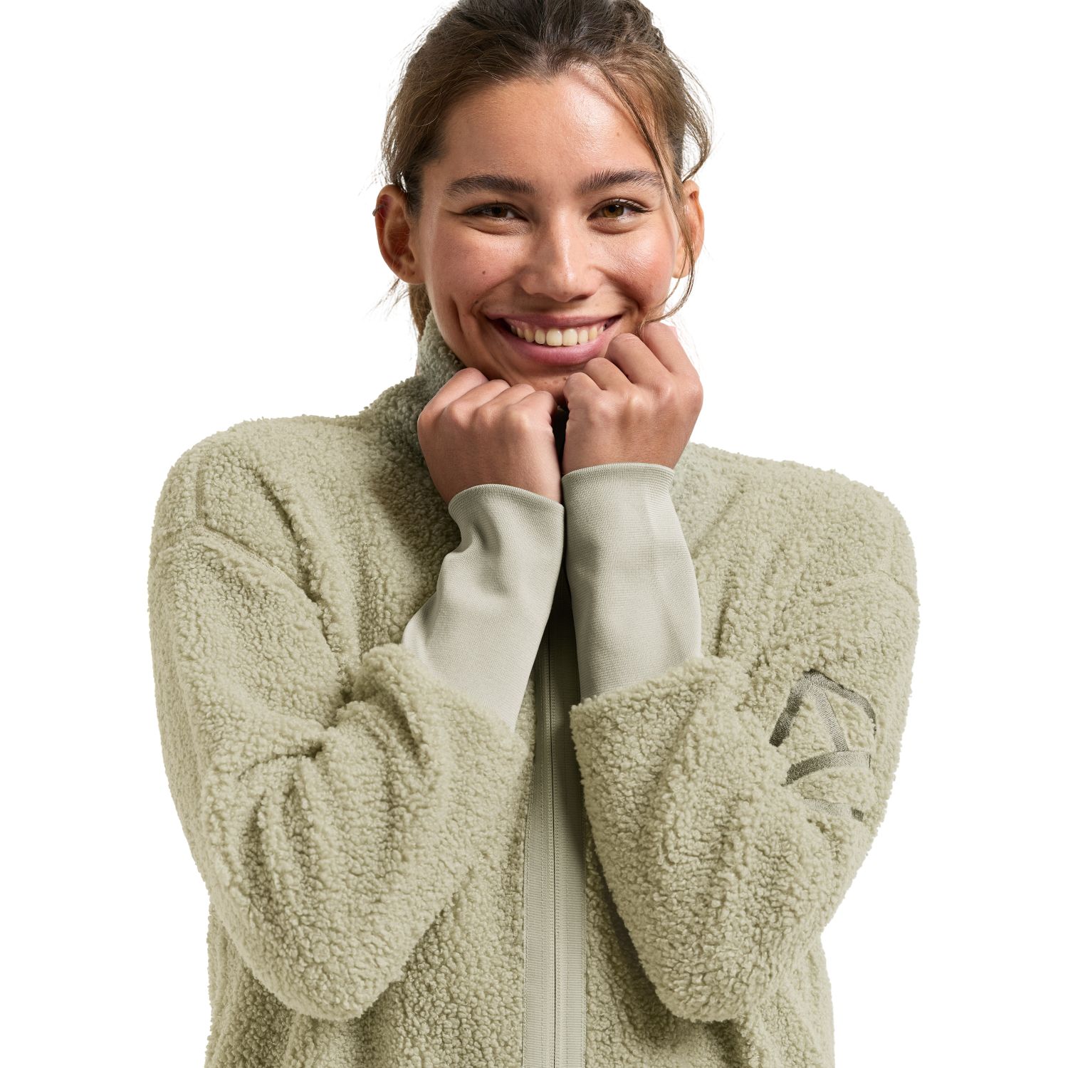 Didriksons Sally, manteau polaire, femme, wilted leaf