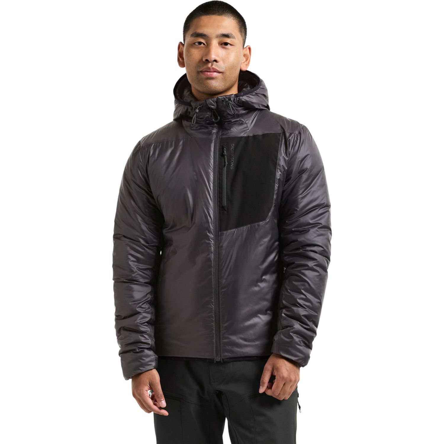 Didriksons Sander, hybrid jacket, men, black