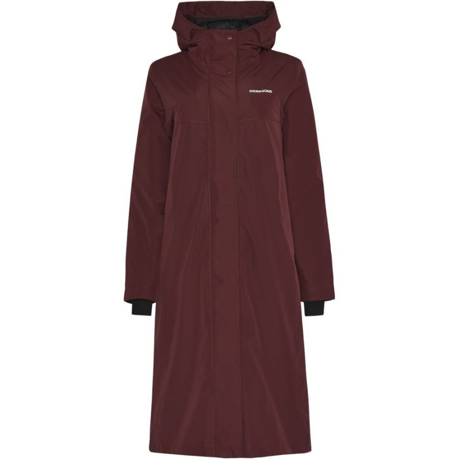 Didriksons Selina, parka, dame, mørkerød