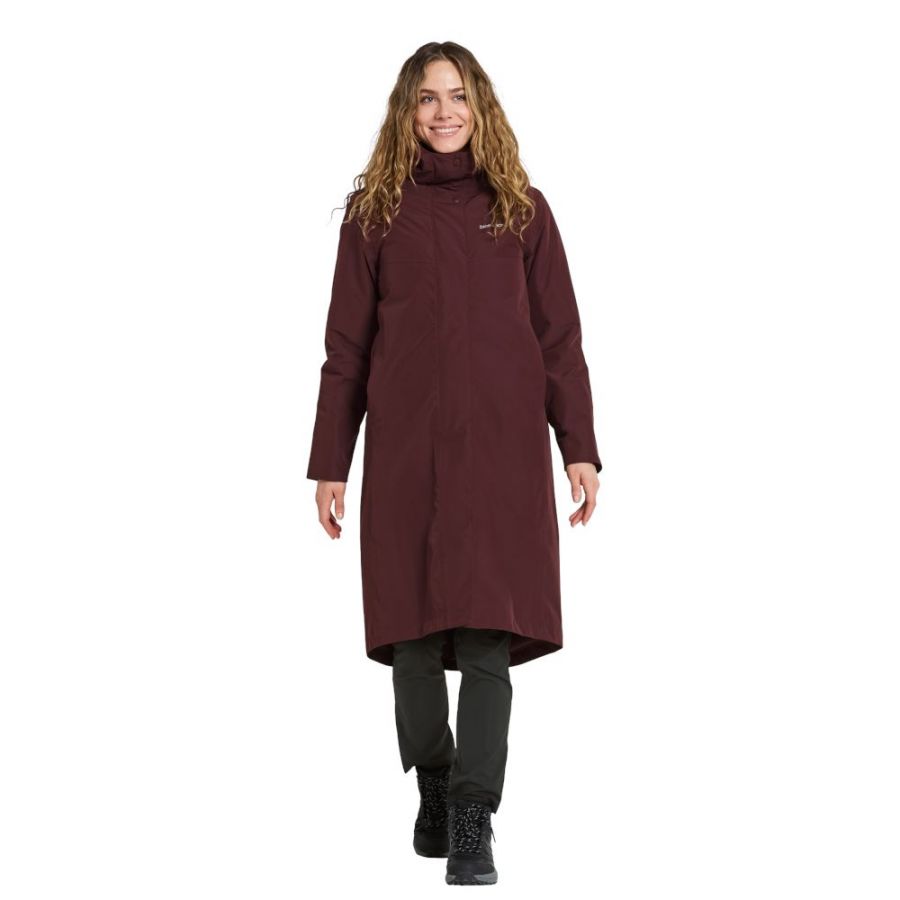 Didriksons Selina, parka, dame, mørkerød