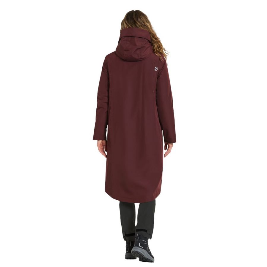 Didriksons Selina, parka, dame, mørkerød