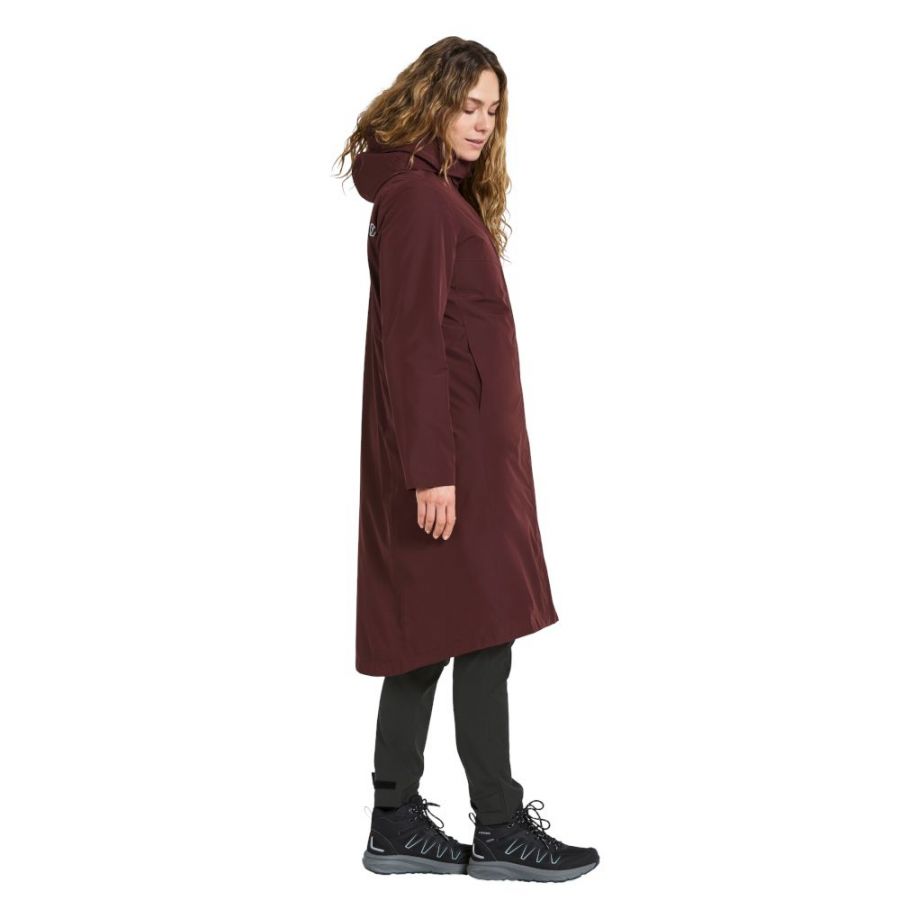 Didriksons Selina, parka, dame, mørkerød