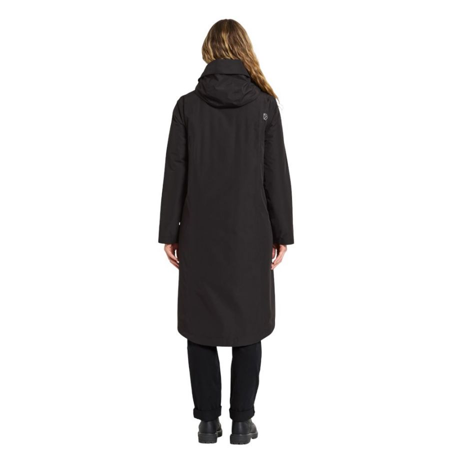 Didriksons Selina, parka, dámska, čierna