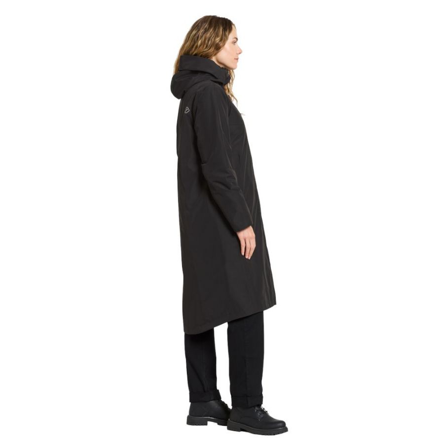 Didriksons Selina, parka, dámska, čierna