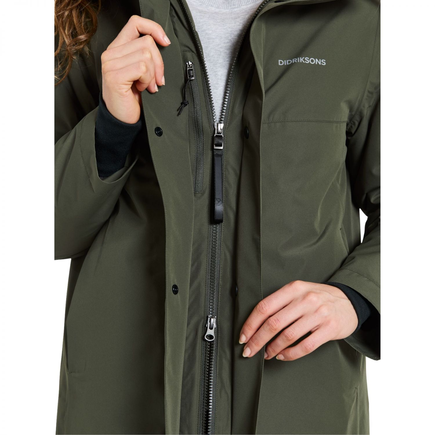 Didriksons Selina, Parkas, Dam, Mörkgrön