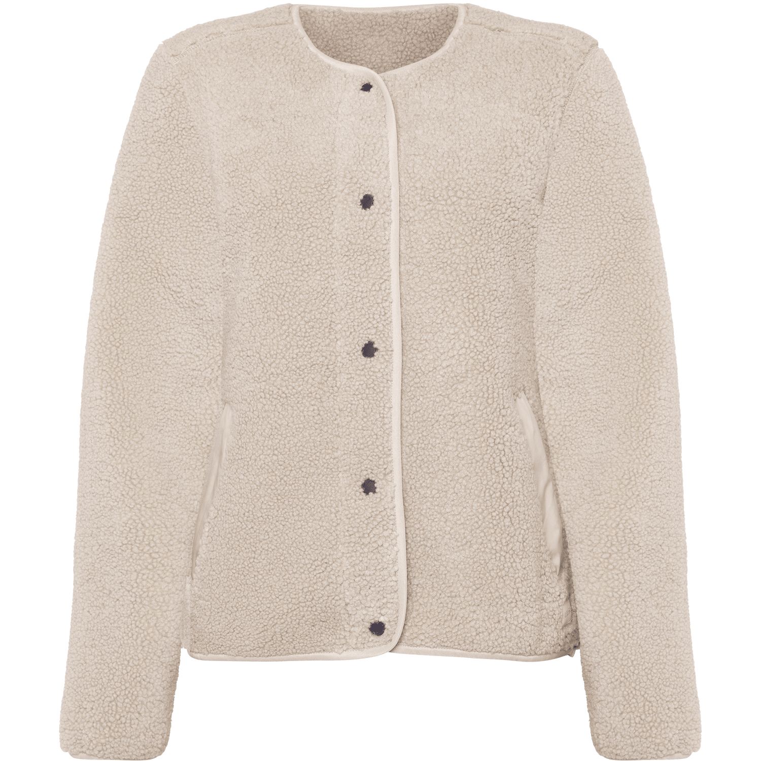 Didriksons Selma, fleecevest, dames, clay beige