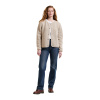 Didriksons Selma, fleecevest, dames, clay beige