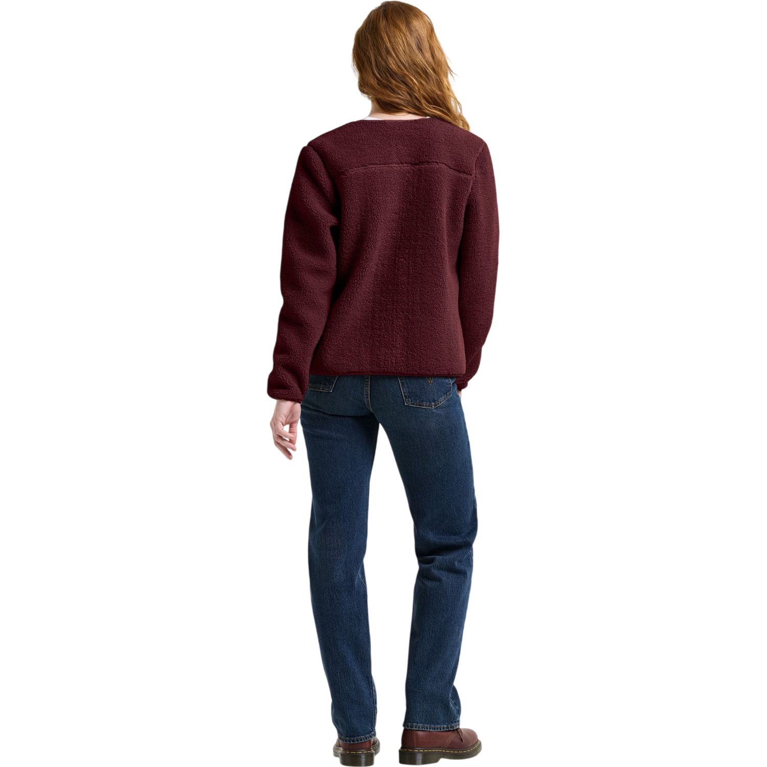 Didriksons Selma, jaqueta de fleece, feminino, ferrugem antiga
