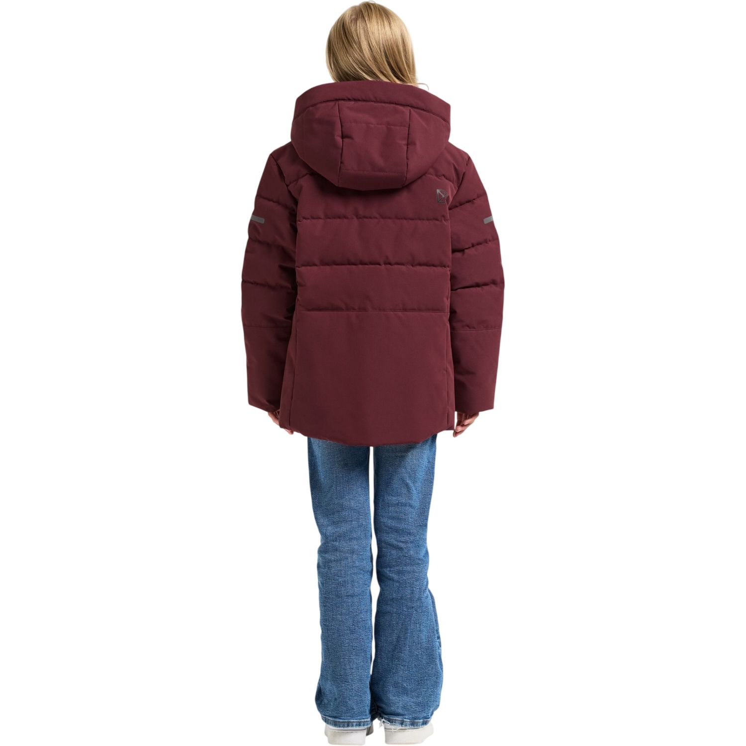 Didriksons Silikat, casaco de inverno, júnior, vermelho escuro
