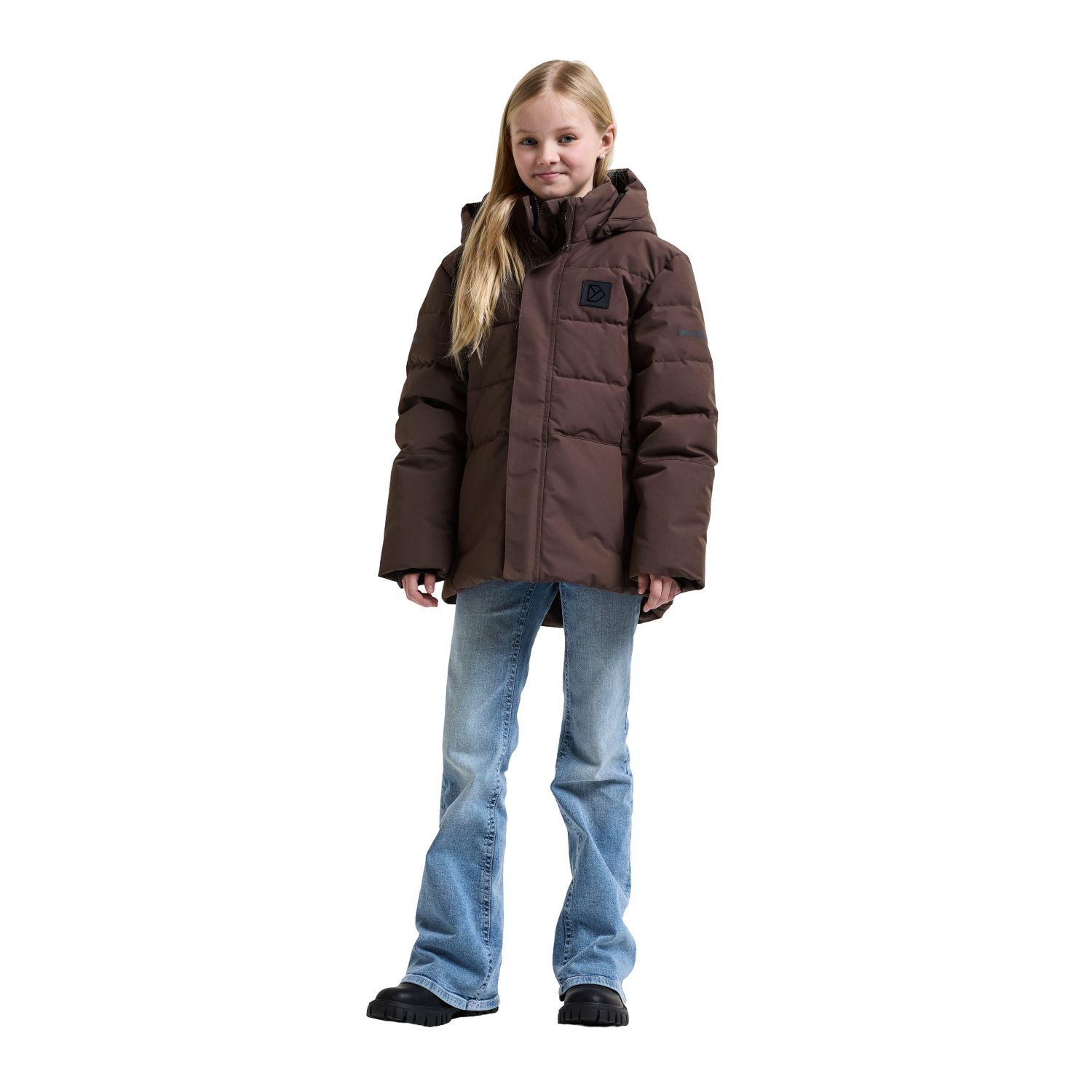 Didriksons Silikat, casaco de inverno, juvenil, marrom