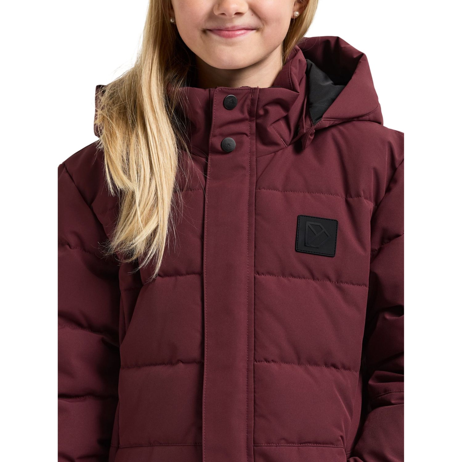 Didriksons Silikat, chaqueta de invierno, junior, rojo oscuro