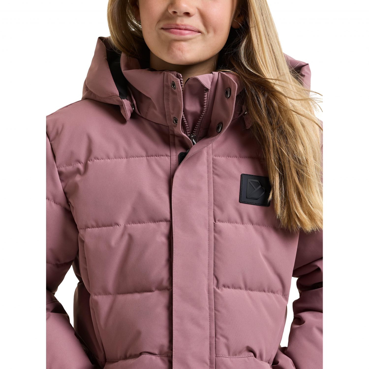 Didriksons Silikat, jaqueta de inverno, júnior, rosa claro
