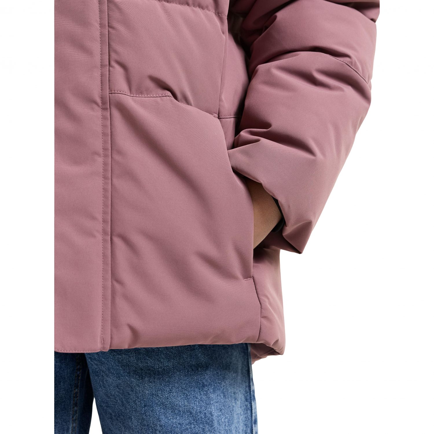 Didriksons Silikat, jaqueta de inverno, júnior, rosa claro