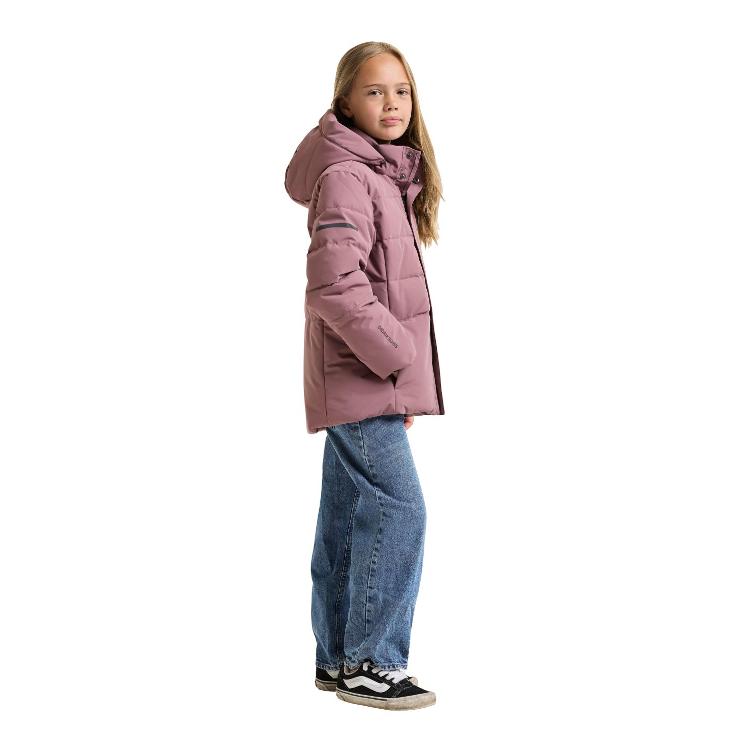 Didriksons Silikat, jaqueta de inverno, júnior, rosa claro