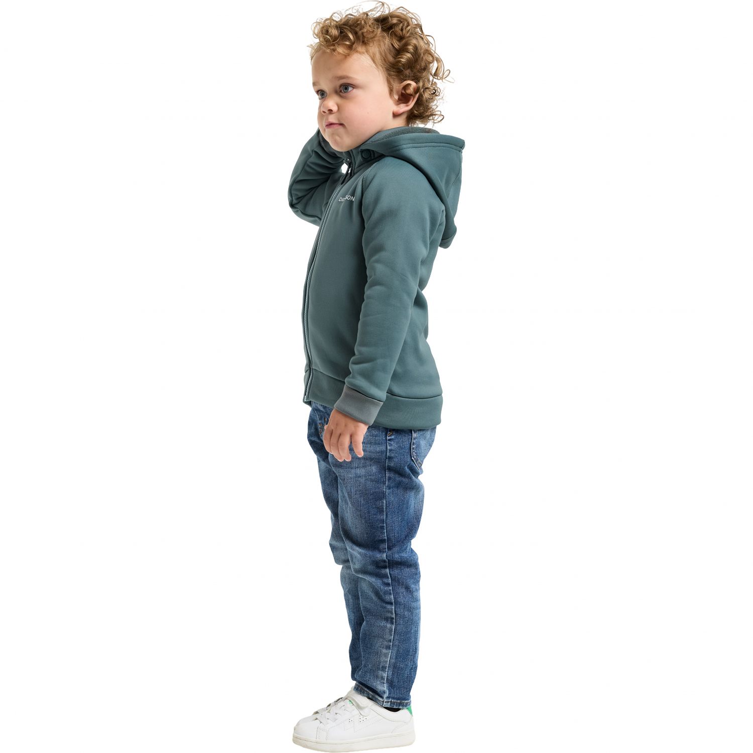 Didriksons Siljan, hoodie, junior, bleu