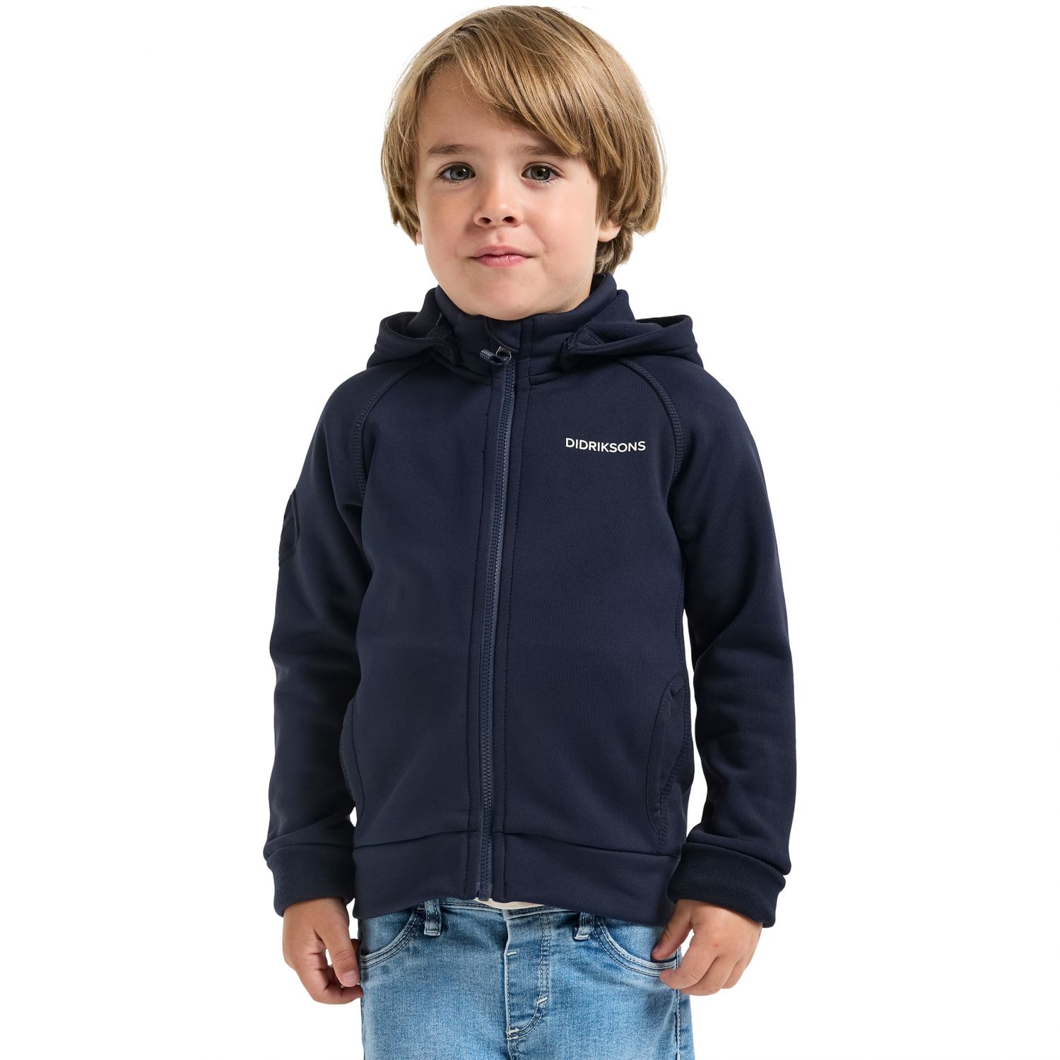 Didriksons Siljan, hoodie, junior, navy