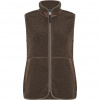 Didriksons Siv, gilet in pile, donna, dark mocha