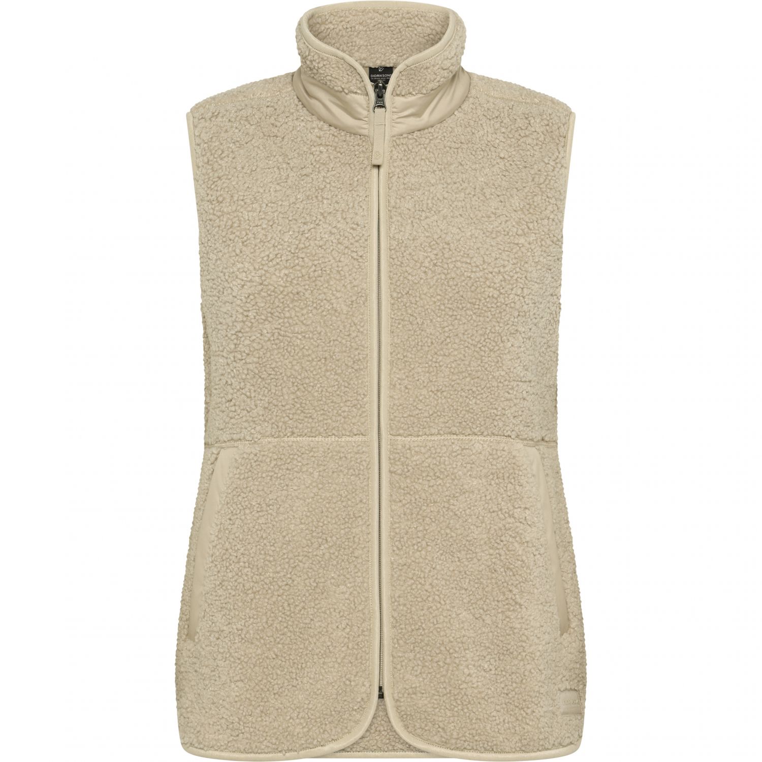 Didriksons Siv, gilet polaire, femme, clay beige