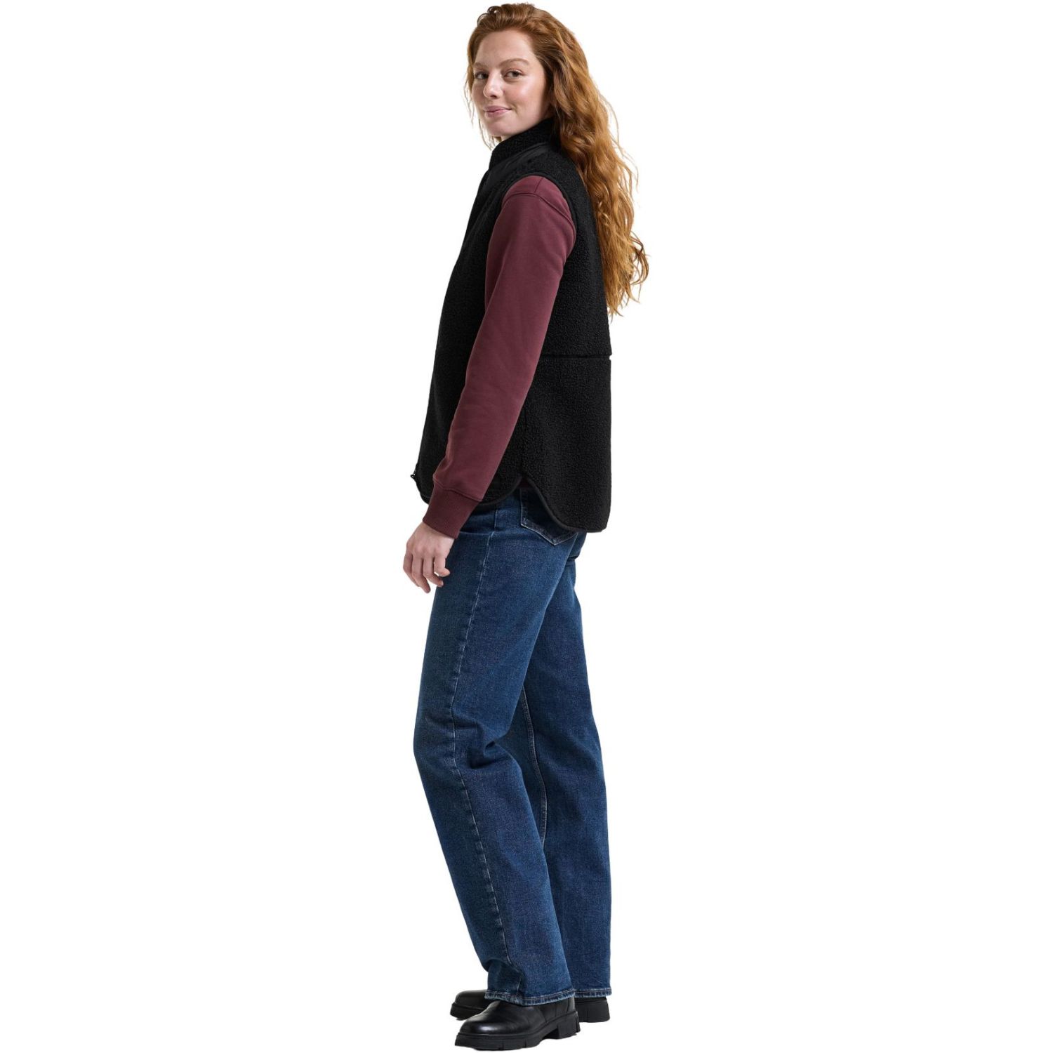Didriksons Siv, kamizelka polarowa, damska, czarna