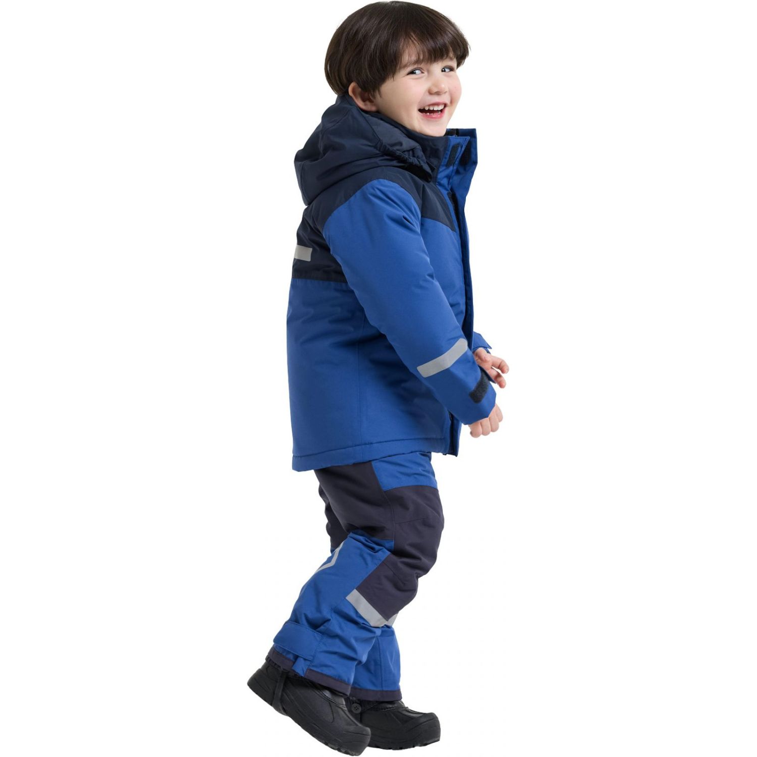 Didriksons Skare 2, conjunto de esquí, niños, azul
