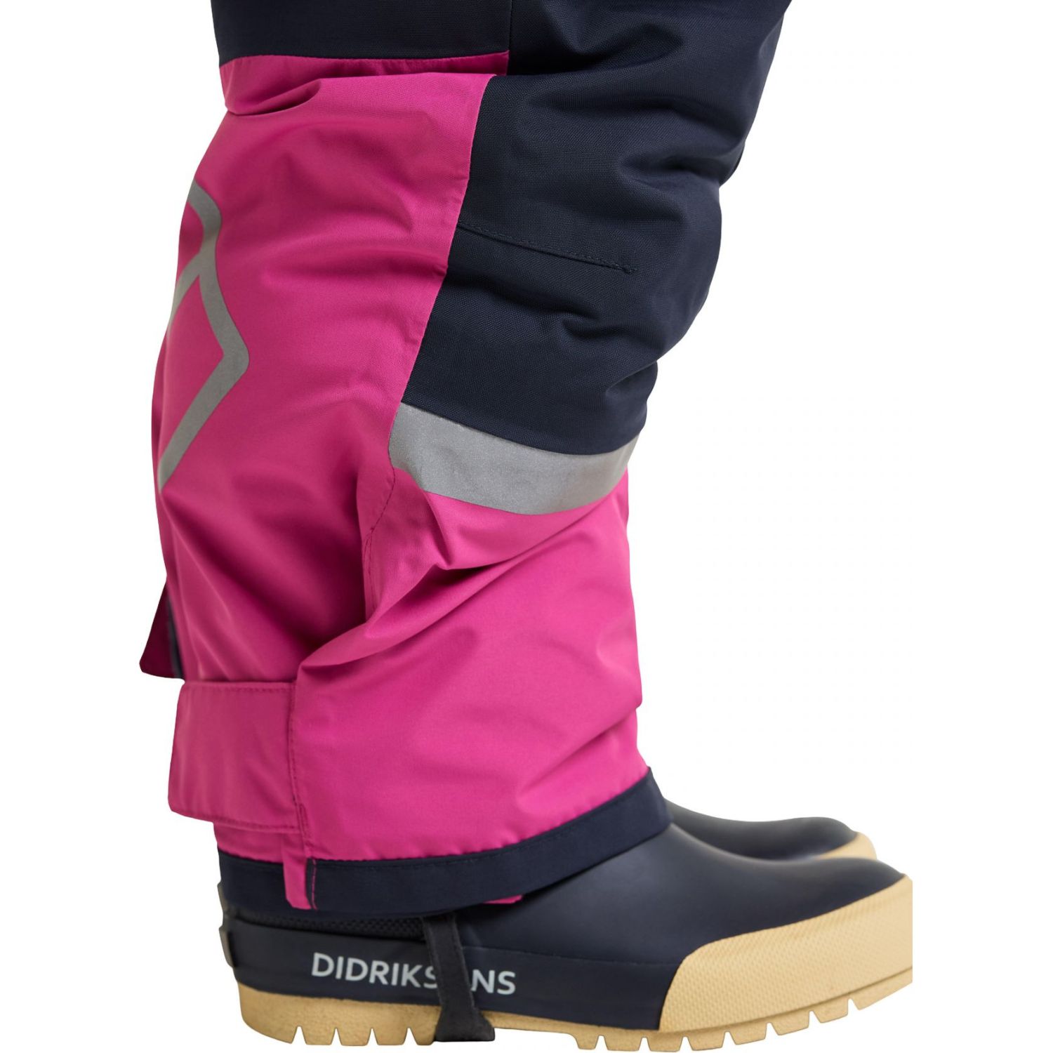 Didriksons Skare 2, conjunto de esquí, niños, rosa