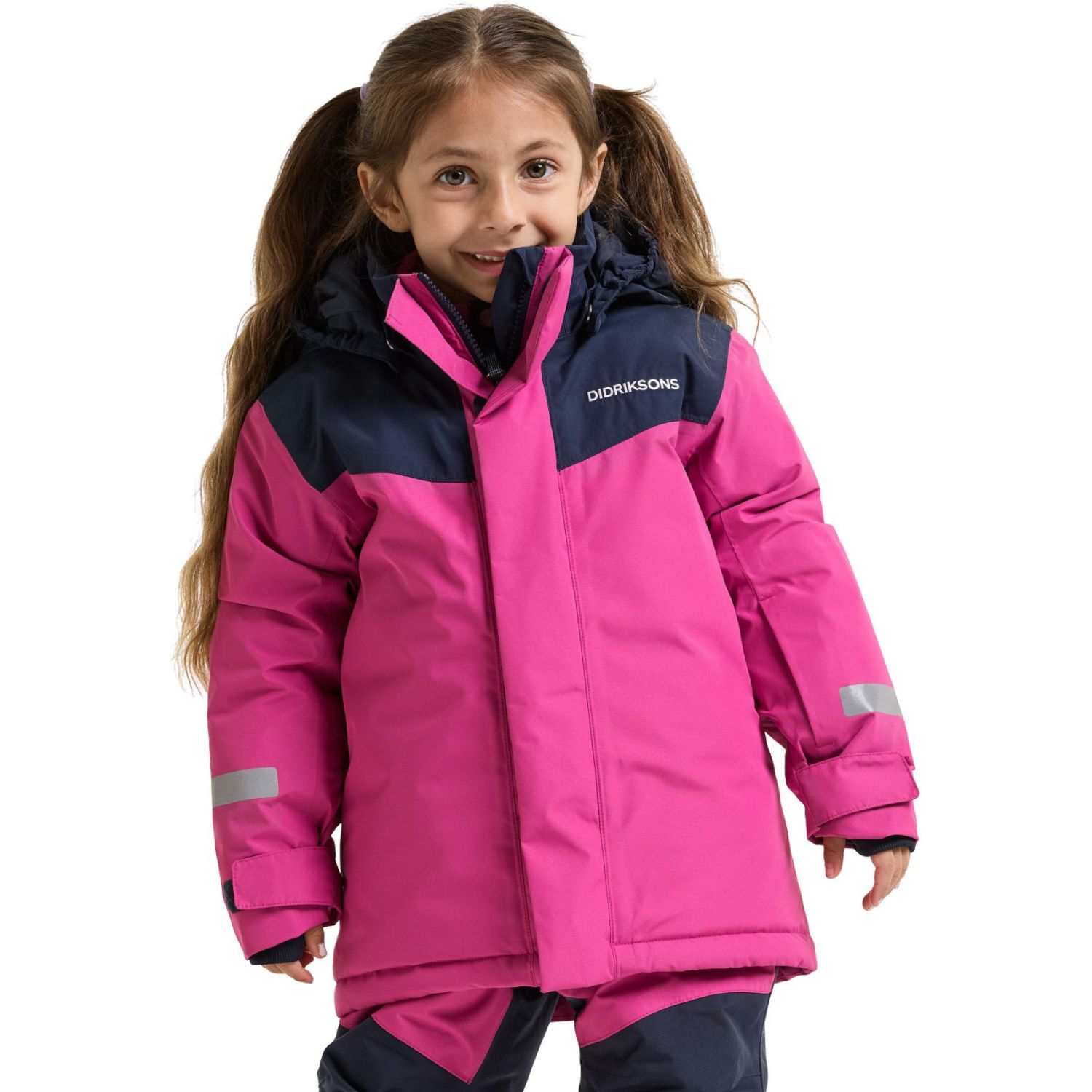 Didriksons Skare 2, conjunto de esquí, niños, rosa