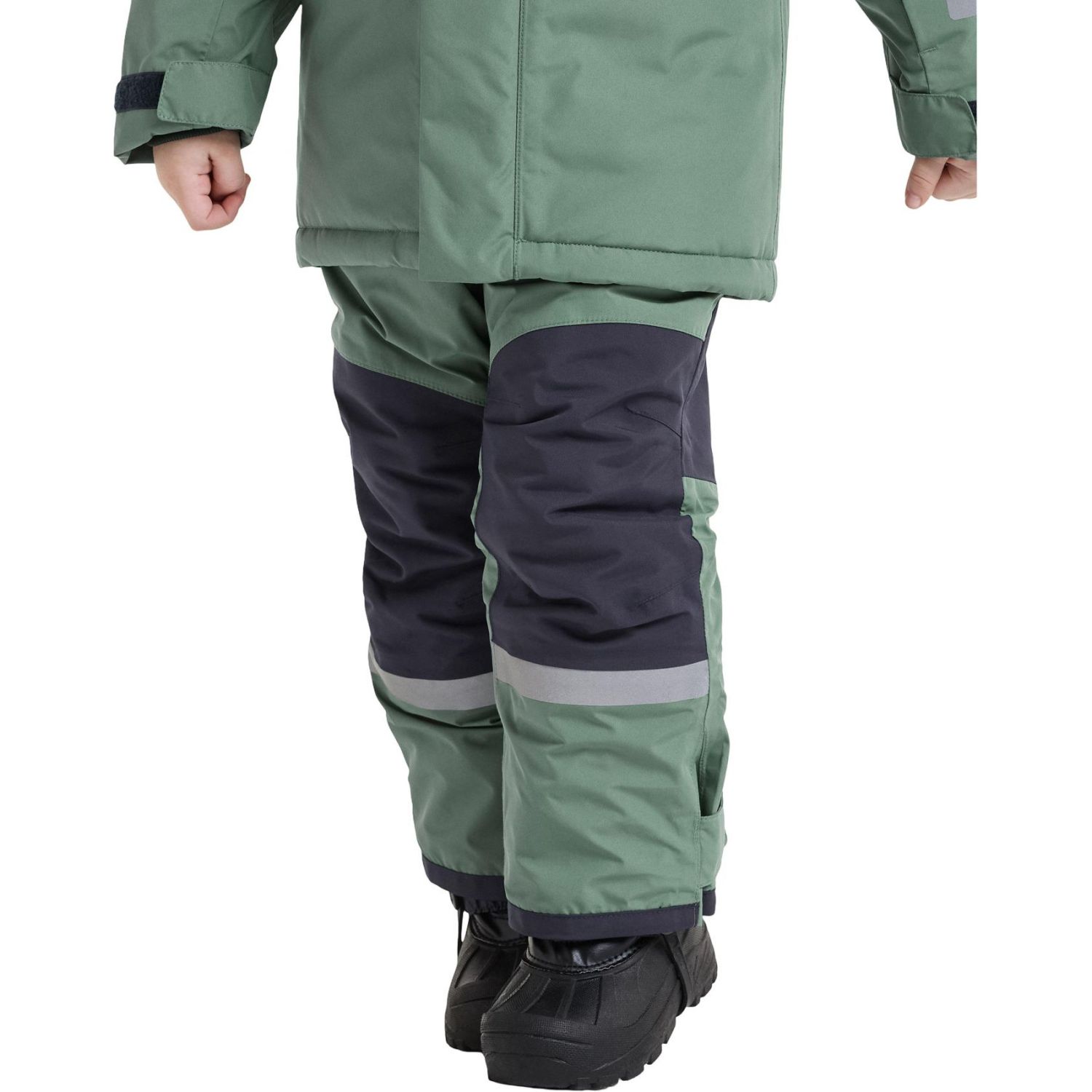 Didriksons Skare 2, conjunto de esquí, niños, verde