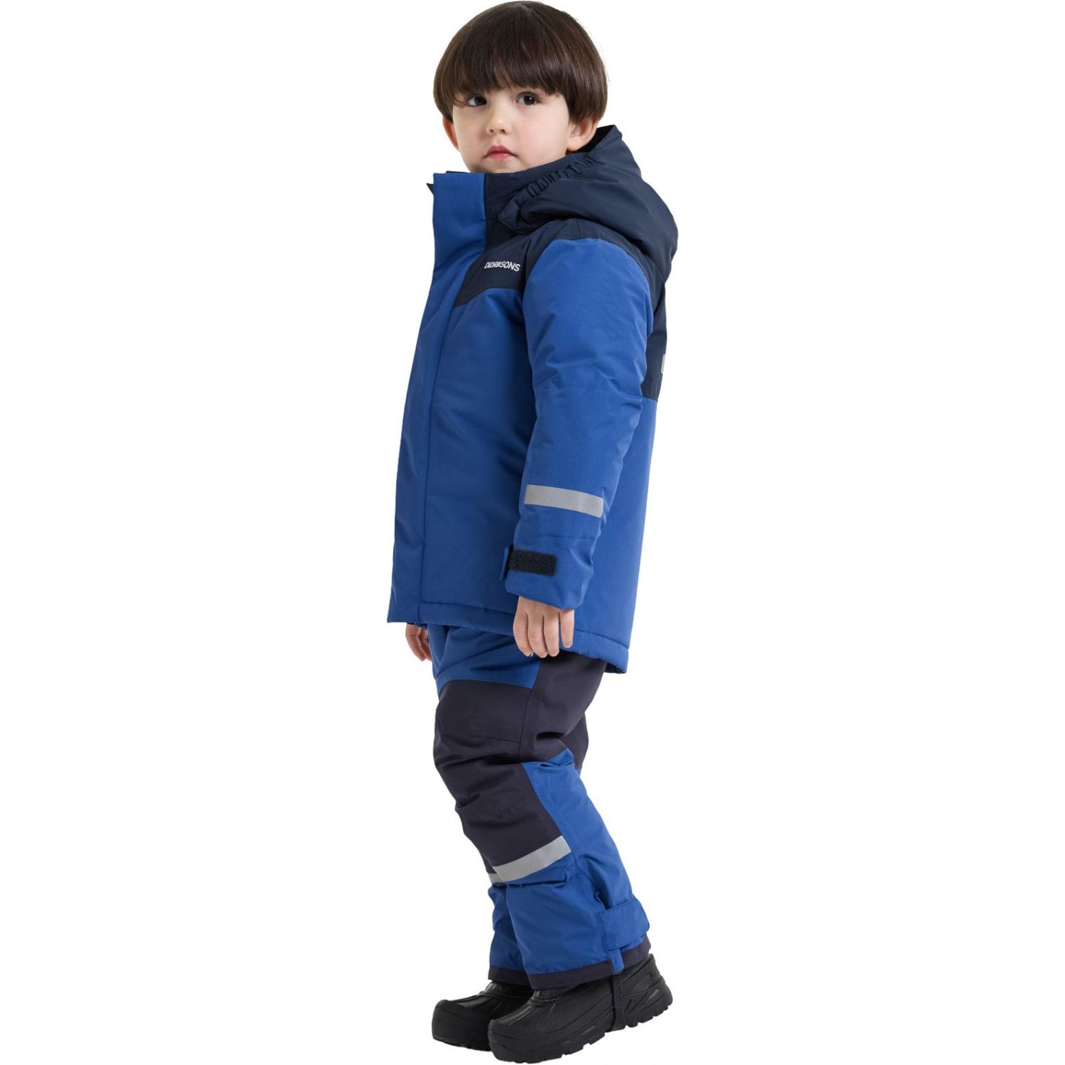 Didriksons Skare 2, ensemble de ski, enfant, bleu