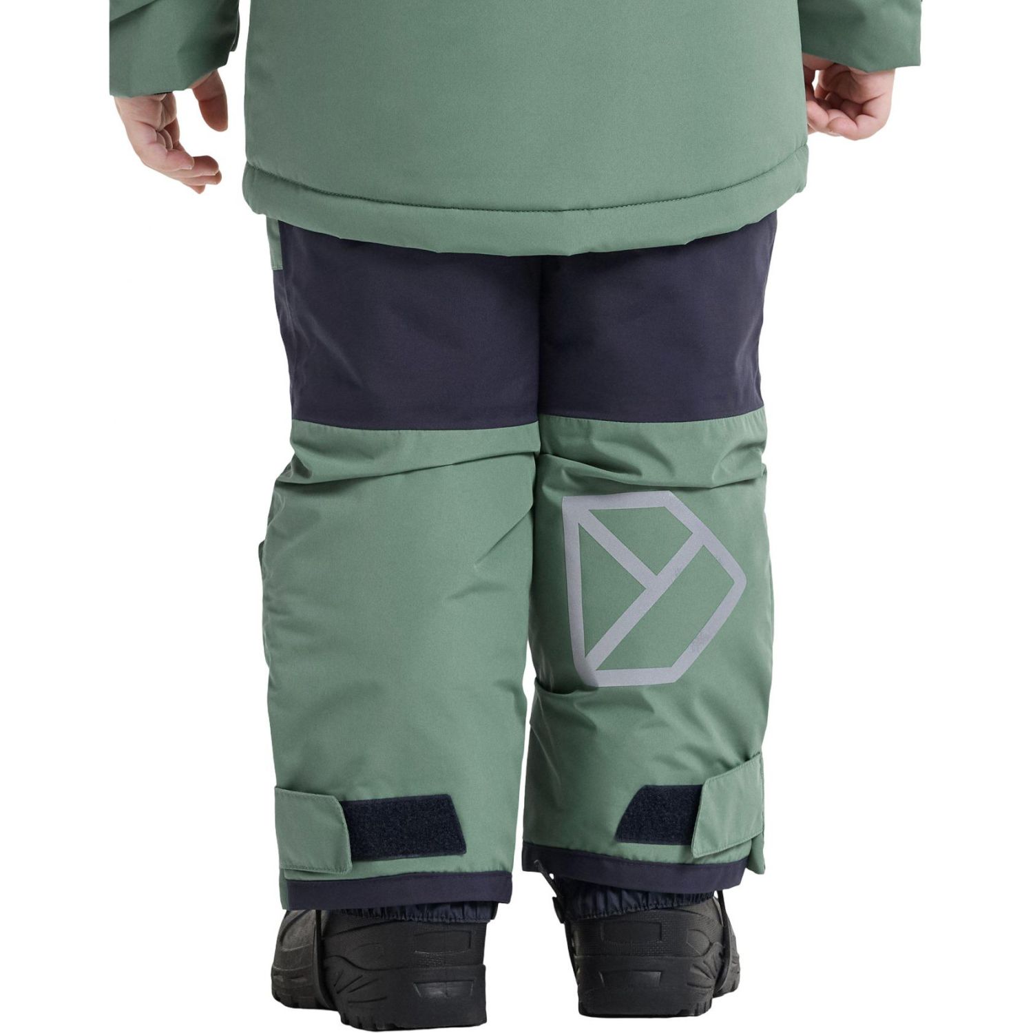 Didriksons Skare 2, ensemble de ski, enfant, vert