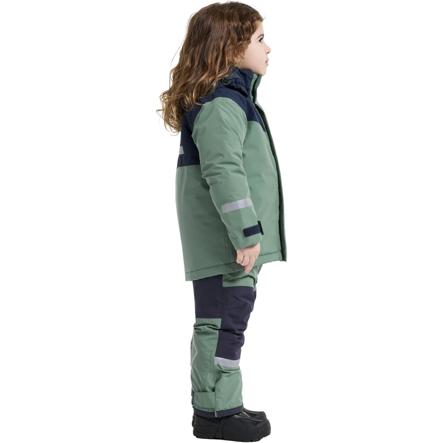 Didriksons Skare 2, ensemble de ski, enfant, vert