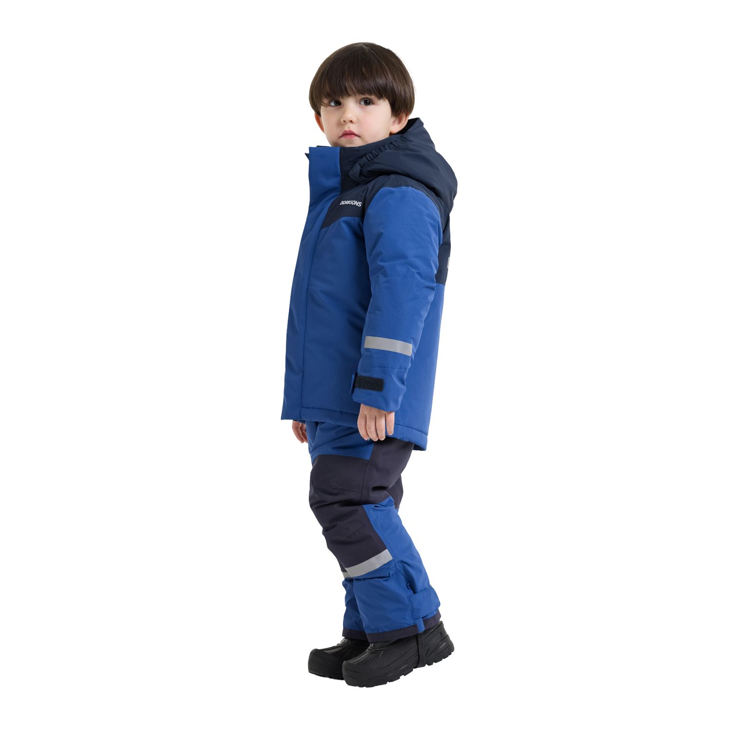Didriksons Skare 2, ski set, kids, blue