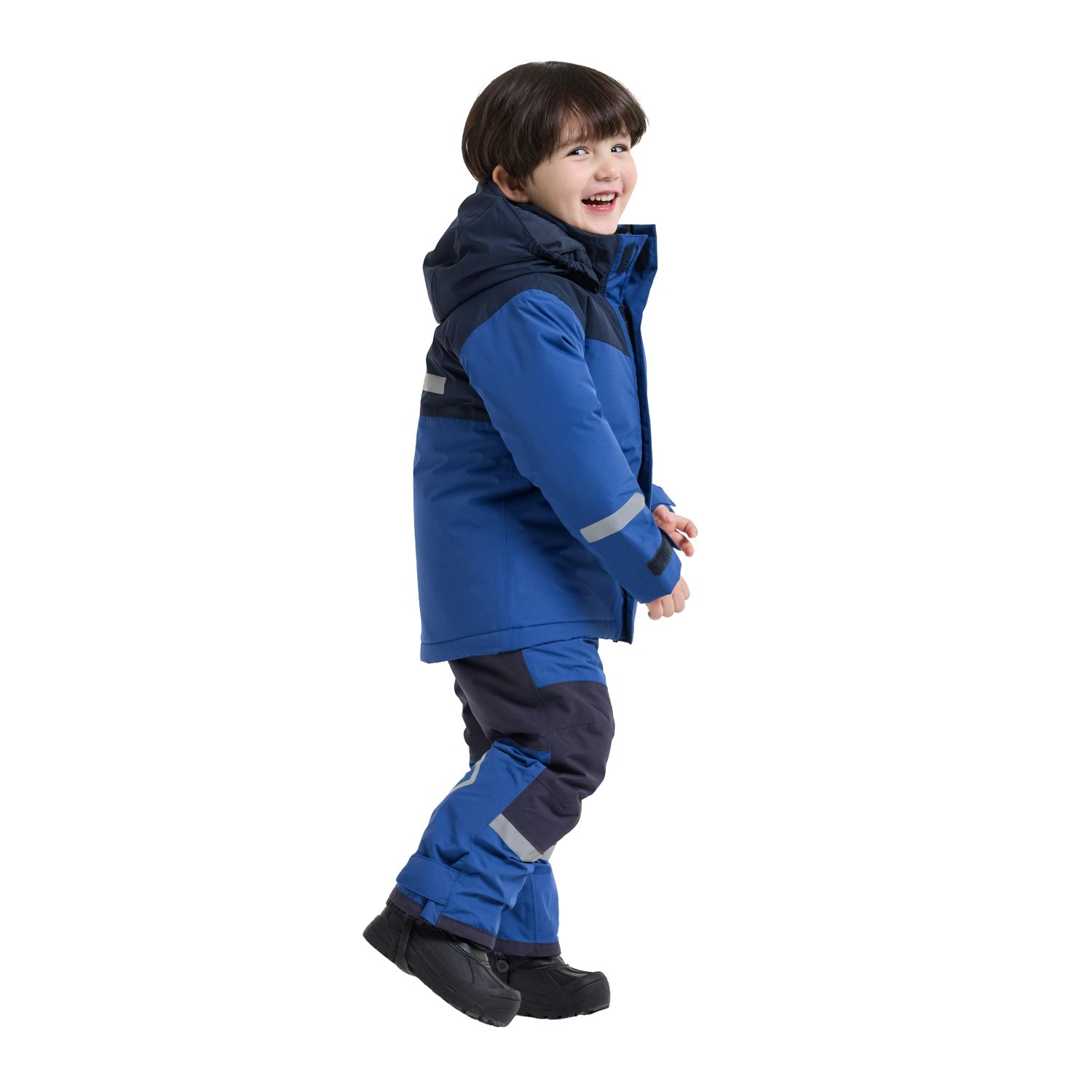 Didriksons Skare 2, ski set, kids, blue