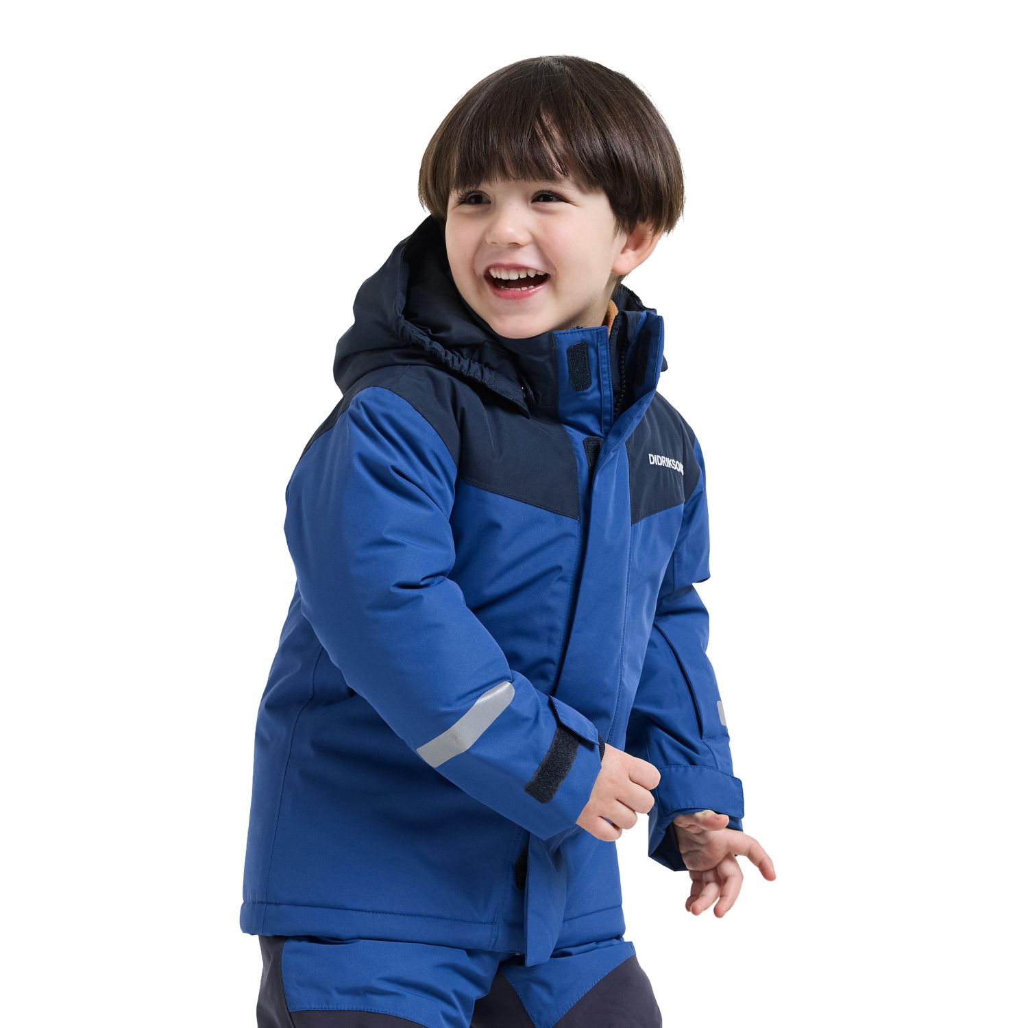 Didriksons Skare 2, ski set, kids, blue