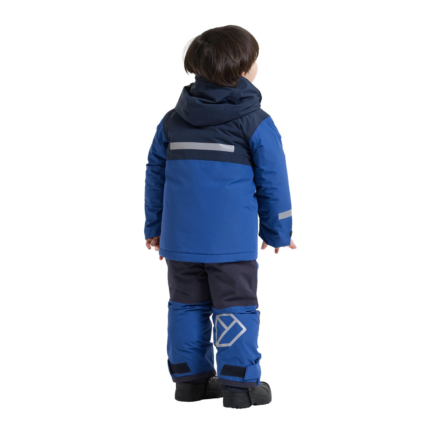 Didriksons Skare 2, ski set, kids, blue