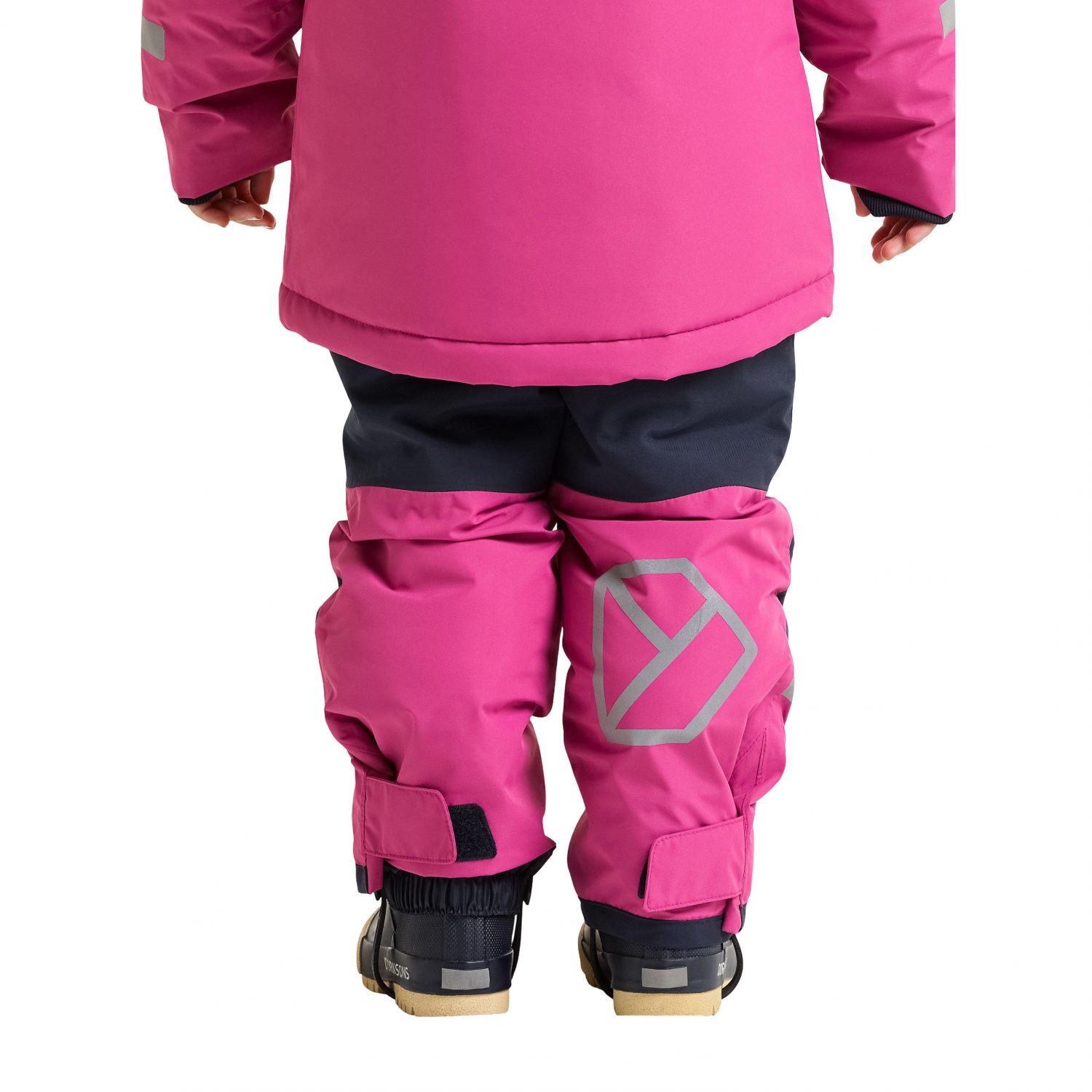 Didriksons Skare 2, ski set, kids, pink