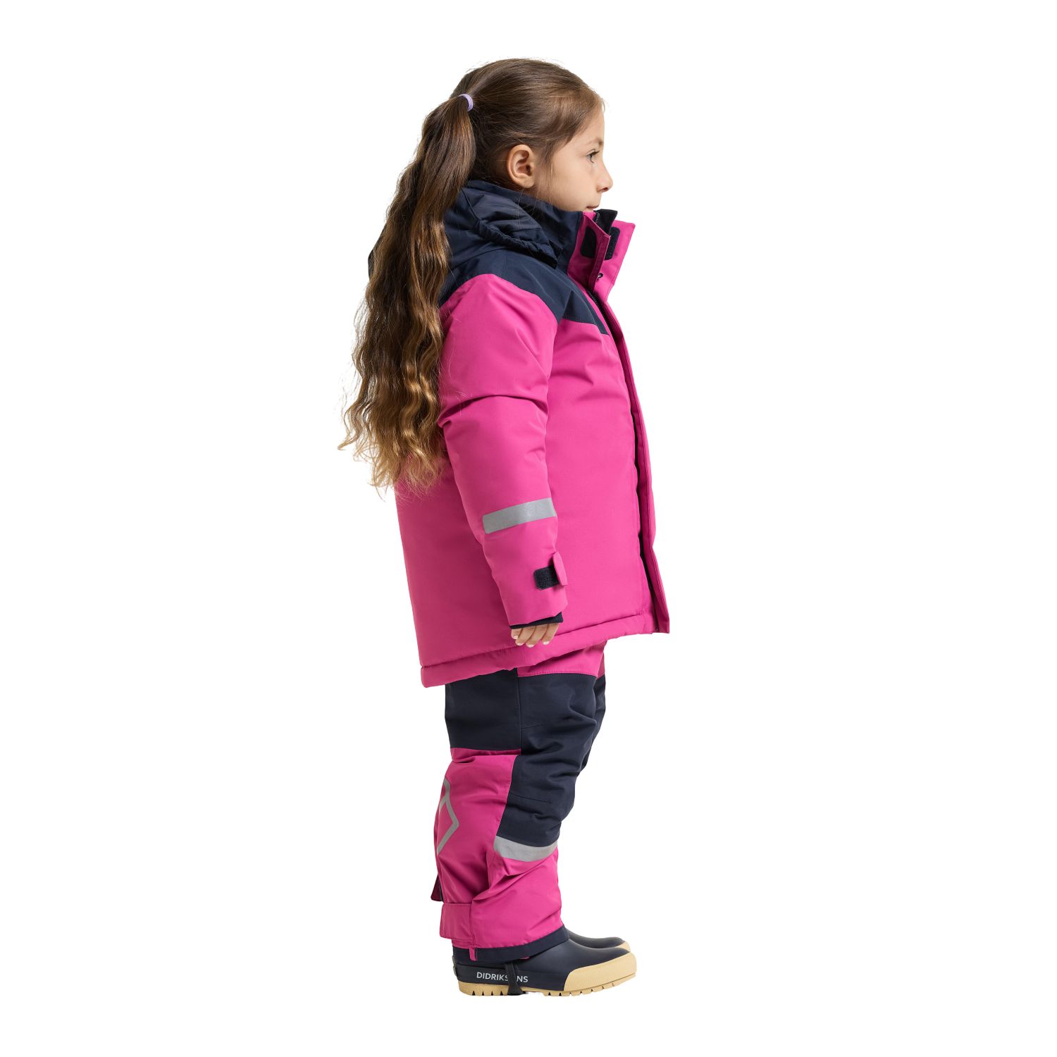 Didriksons Skare 2, ski set, kids, pink