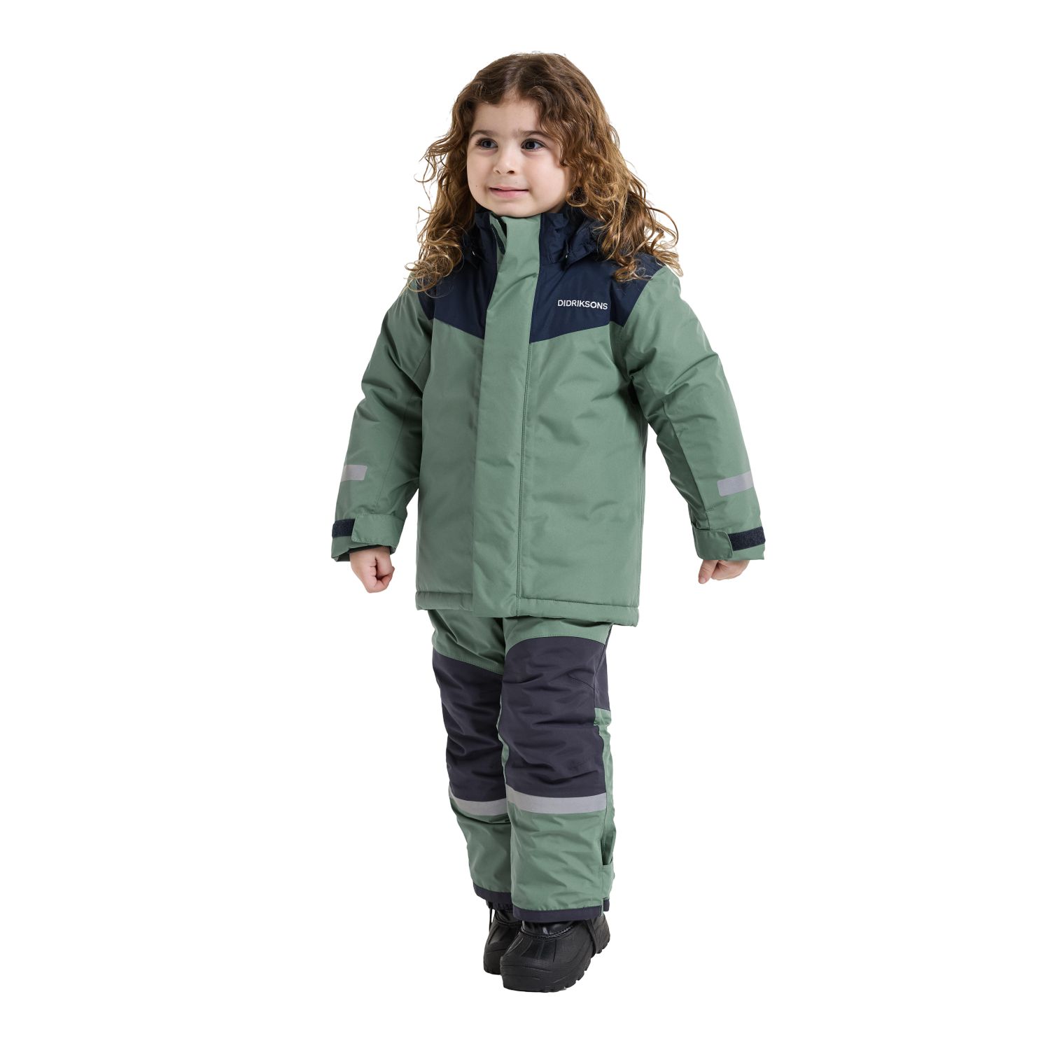 Didriksons Skare 2, Skianzug, Kinder, grün