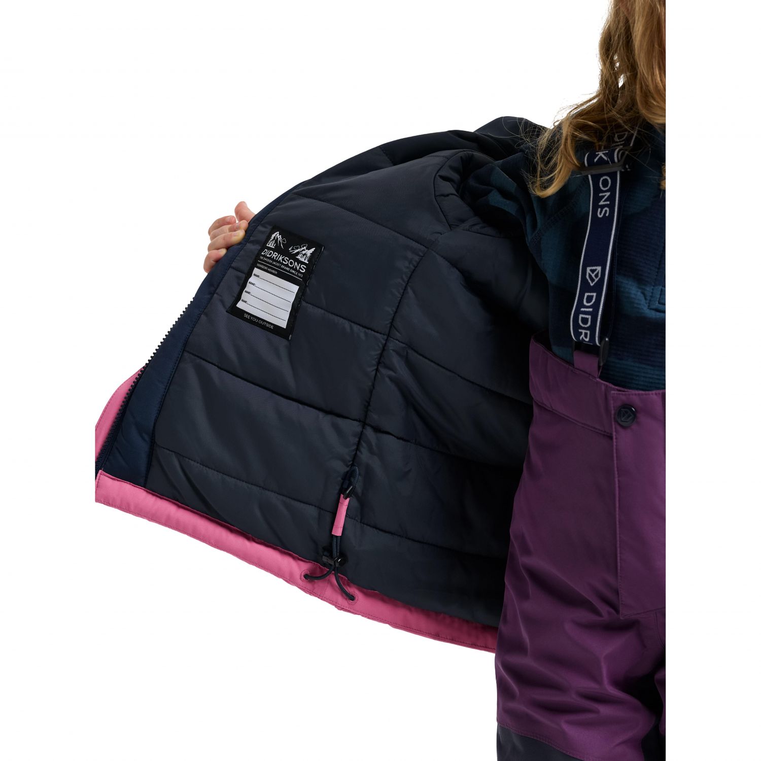 Didriksons Skare, completo da sci, bambini, viola